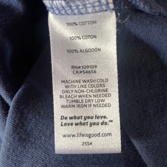 Life is Good "We Time" Long Sleeve T-Shirt Sz M - Picture 4 of 4